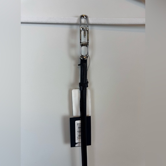 Alexander Wang Black Leather Skinny Belt - Picture 6 of 7